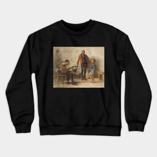 The Dancing Lesson by Thomas Eakins Crewneck Sweatshirt